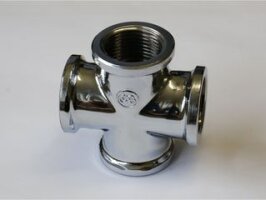 Kreuzstücke verchromt