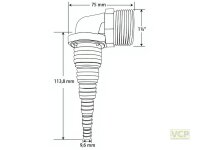 Schlauchwinkel 5/4"Ag - 8/10/13/19/25/32 mm