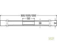 Advantix Cleviva-Duschrinnen-Profil, 800mm, Edelstahl...