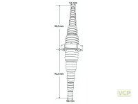 OHA Doppel-Schlauchanschluss gerade für...