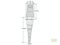 OHA Pumpenanschluss gerade mit Schraubgewinde 3/4",...