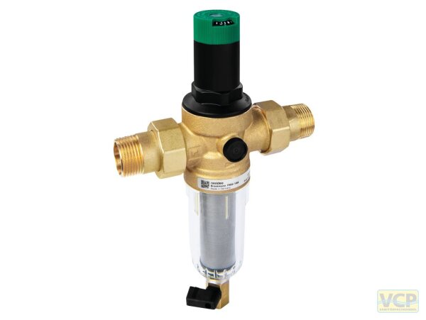 Filterkombination MiniPlus-FK06, ausspülbar, mit Anschluss Gewindetülle, Vordruck max. 16 bar, R 1/2"