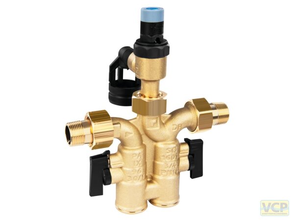 Sicherheitsgruppe SG160S, mit Anschluss Gewindetülle, Ansprechdruck 6 bar, R 3/4"