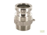 Kamlok-Schnellstecker Type F R 1/2" Ag Edelstahl...