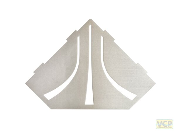 Blanke ECKBERT XL QUELL, Edelstahl, natur, gebürstet, 283mmx196mm