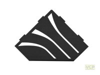 Blanke ECKBERT XL KASKA, Edelstahl, schwarz matt,...