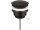 Ablaufgarnitur 5/4" Klick-"Design" Verschluss-Stopfen 63mm, matt schwarz