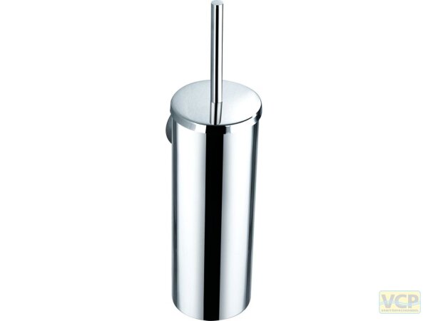 WC-Bürstengarnitur Metall Serie gamma_300 für Stand- oder Wandmontage, in chrom
