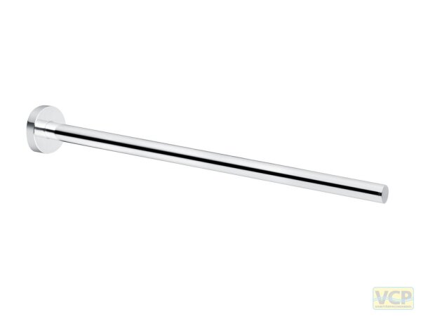 Handtuchhalter Serie gamma_300 mit Wandbefestigung, Ausladung 450 mm, in chrom