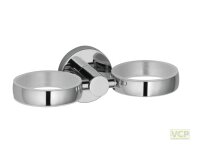 Doppelglaswandhalter Serie gamma_300 mit Wandbefestigung,...