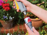 Hozelock Schlauchkupplung PRO Stop 3/4" mit Knickschutz