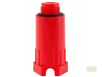 Baustopfen zur Druckleckprüfung 1/2" rot KP021