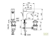 HANSABASIC XL Einhand-Waschtischbatterie mit...