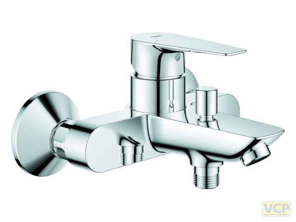 GROHE Einhand-Wannenbatterie BauEdge ohne Brausegarnitur verchromt