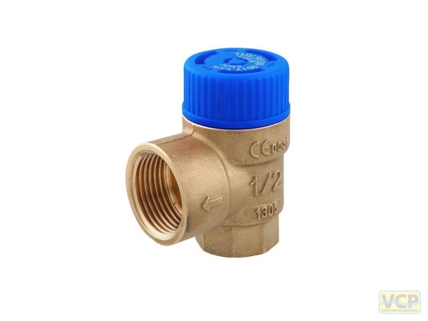AFRISO Membransicherheitsventil für Trinkwasseranlagen 1/2" 6 bar