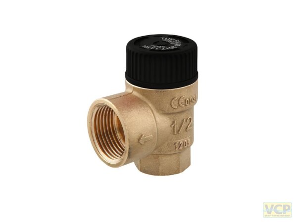 AFRISO Sicherheitsventil für Solaranlagen 1/2" 6 bar 160°