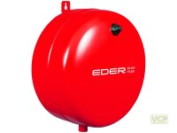 EDER Ausdehnungsgefäß elko-flex 25 lt. rot