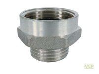 Reduzierstück Ig flachdichtend Messing chrom...