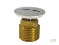 Blindstopfen 1/2" verchromt