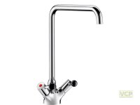 Delabie Zweigriffmischer für Einloch-Standmontage -...