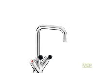 Delabie Zweigriffmischer für Einloch-Standmontage -...