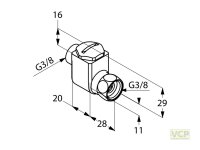 Kludi Schmutzfilter für Eckventile chrom 3/8"