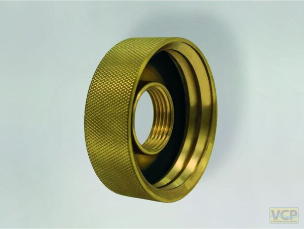 Fassdeckel Messing S60 x 6 IG x 3/4" IG