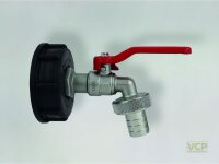 Fassdeckel IBC-Adapter S60 x 6 IG x 1" IG