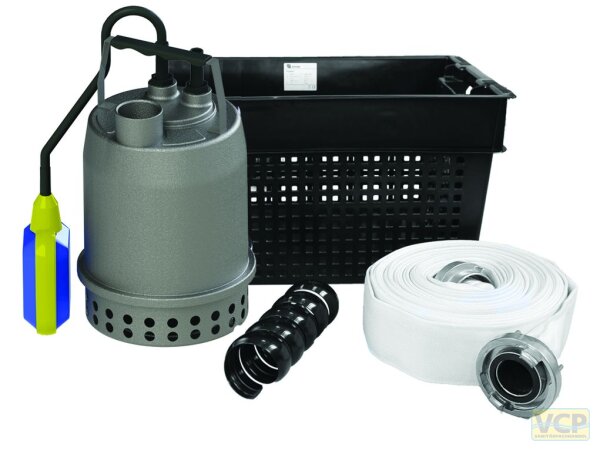 SANISUB Steel 50 A & Notfallset Schmutzwasser-Tauchpumpe