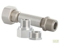 Flexibler Heizkörperanschluss 1/2" AG x...