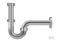 Röhren-Siphon 5/4" ABS chrom ASW