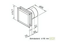 Minilüfter Helios MiniVent M 1/120