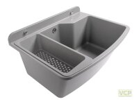 Abtropffläche für Waschtrog MAXIMUS granit grau