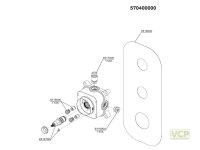 Concealed Tmc In Wall, Unterputzkörper Einzeln