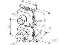 Concealed Tmc W/ 2 Way Divert, Unterputzkörper...