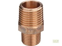 Reduziernippel Rotguss blank 6/4" x 5/4"