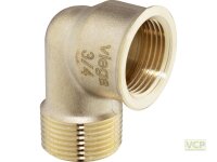 Winkel Rotguss blank 90° 2 1/2" Ig x Ag