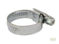 Edelstahl-Schlauchschelle 16-27 mm (W2) 12 mm