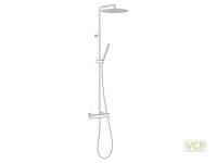 Damixa Iris Thermostat Duschsystem chrom