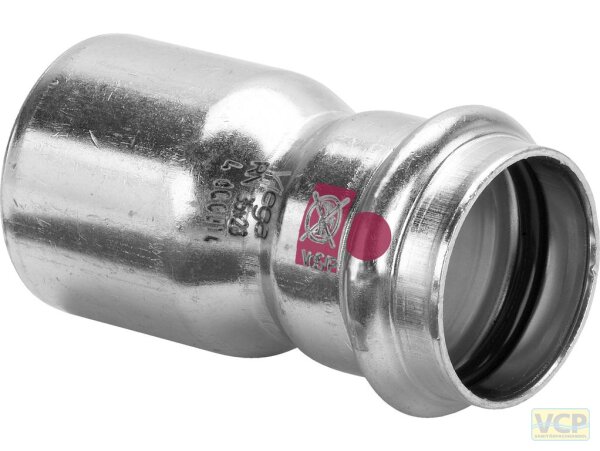 Viega Reduzierstück mit SC Prestabo 1115.1 in 54x28mm Stahl verzinkt