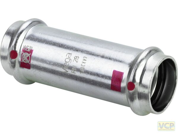 Viega Schiebemuffe mit SC Prestabo 1115.5 in 54mm Stahl verzinkt