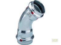 Viega Bogen 45 Grad mit SC Prestabo 1126 in 54mm Stahl...