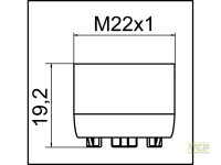 Neostrahl Clinic Strahlregler rot M22x1 V=FULL FLOW VP=10...