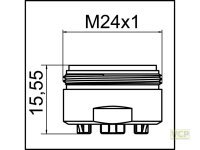 Neostrahl Clinic Strahlregler rot M24x1 V=FULL FLOW VP=10...