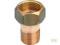 Rohrverschraubung Rotguss blank 3/4" Ag x 1"...