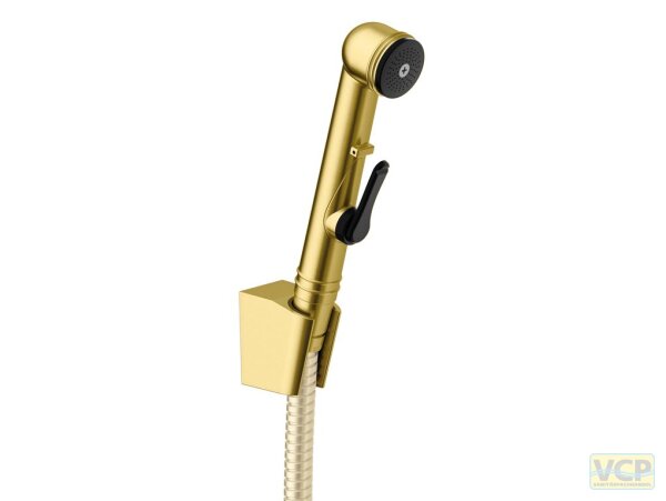 SELBSTSCHLIEßENDE HANDBRAUSE, MESSING GEBÜRSTET PVD MIT