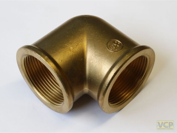 Winkel Messing blank 90° 6/4" Ig