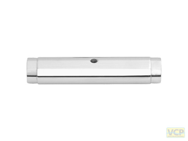 Verbindungsstück, Serie 8000 25 x 100 mm Messing verchromt