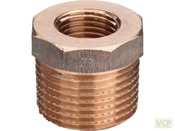 Reduzierstück Rotguss blank 6/4" x 3/4"