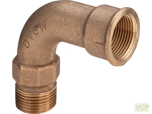 Bogen Rotguss blank 5/4" Ig x Ag